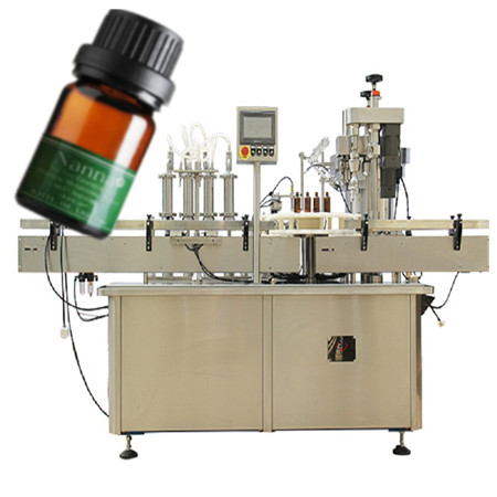 15ML 30ML automātiska CBD e-šķidruma pildvielas ēteriskās eļļas pilinātāja pudeles pildīšanas un aizbāžņa mašīna