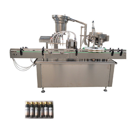 Galda smaržu ēteriskās eļļas e-sulas pildīšanas mašīnas šķidrais kvantitatīvais pudeles pildītājs